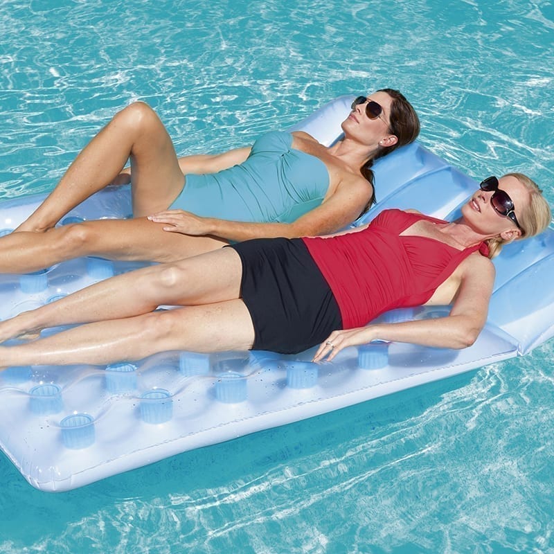 2M Double Beach Bed Lounge INFLATABLE Swim POOL FLOAT - Homeware Discounts