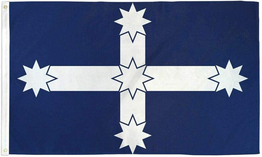 Large Eureka Stockade Flag Southern Cross Australian Aussie Oz Heavy Duty Outdoor 90cm x 150cm - Homeware Discounts