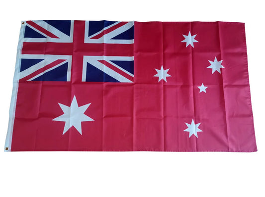 Large Red Ensign Flag Duster Australian Aussie Heavy Duty Marine Navy 90 x 150cm - Homeware Discounts