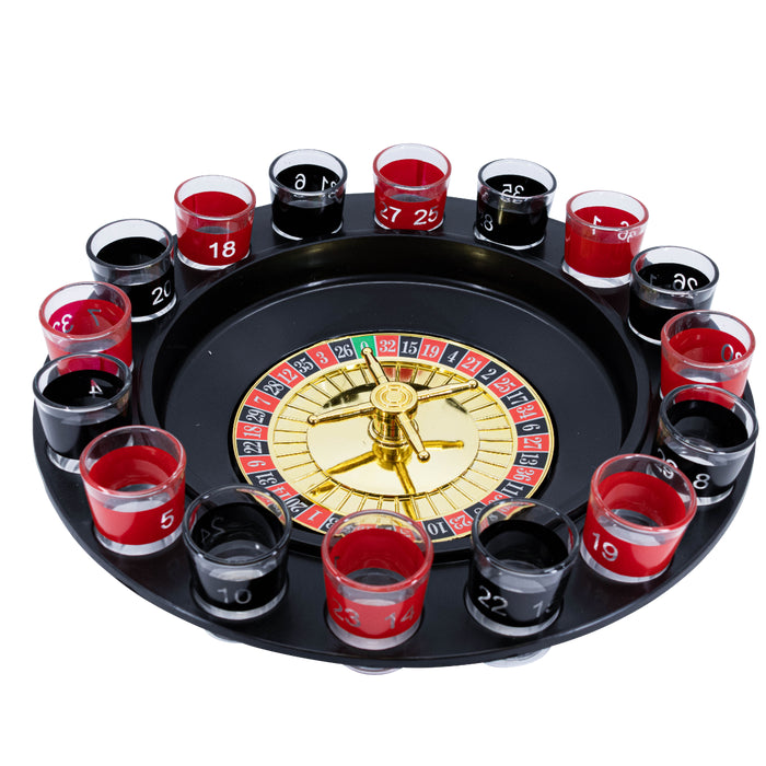 Drinking Roulette Set Drinking Game 16pcs Shot Glasses - Homeware Discounts