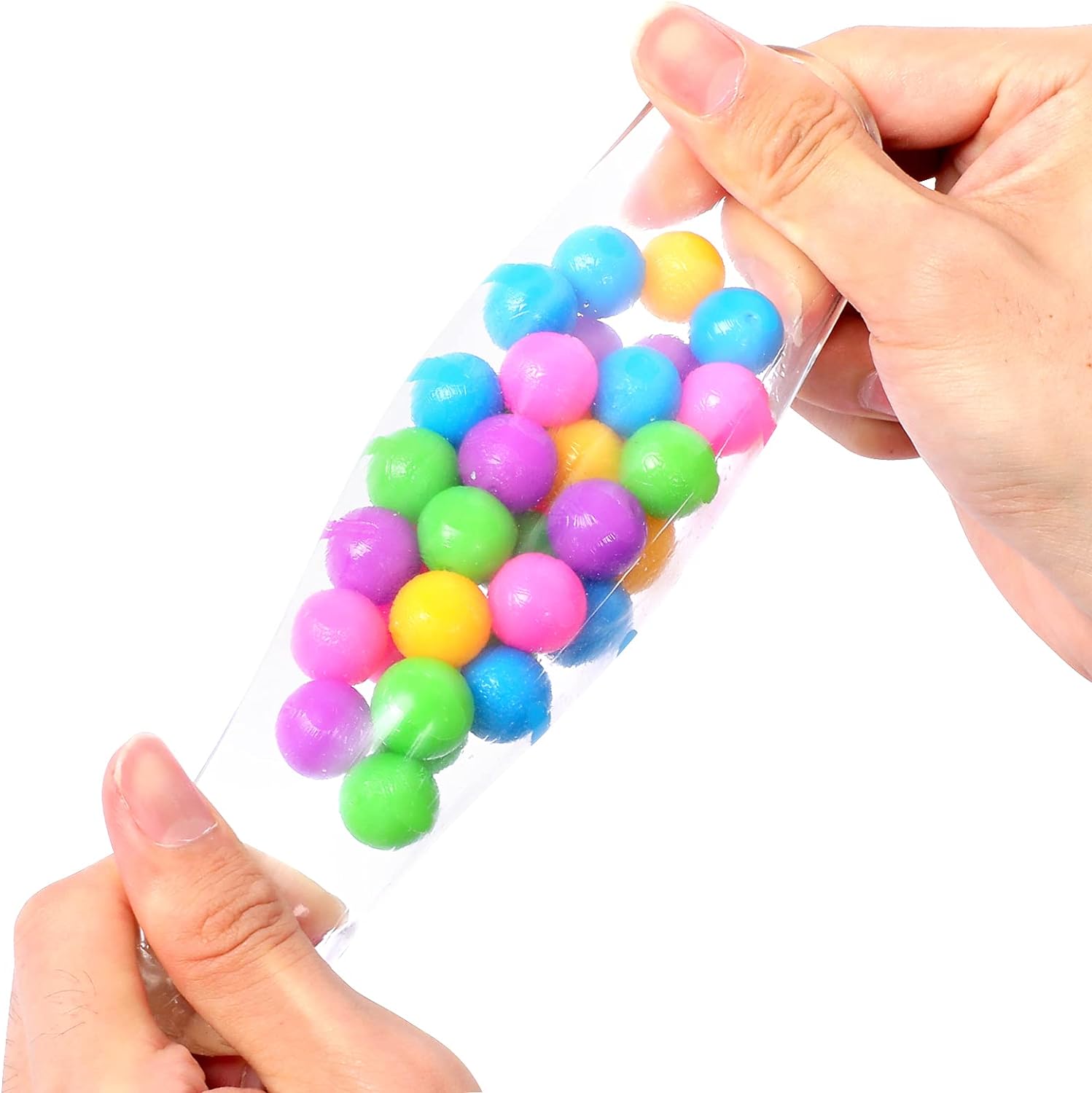 Sensory Squishy Fidget Balls Stress Relief Balls Spiky Toys for Kids, DNA Squeeze Balls Toys Stress Ball Sensory - Homeware Discounts