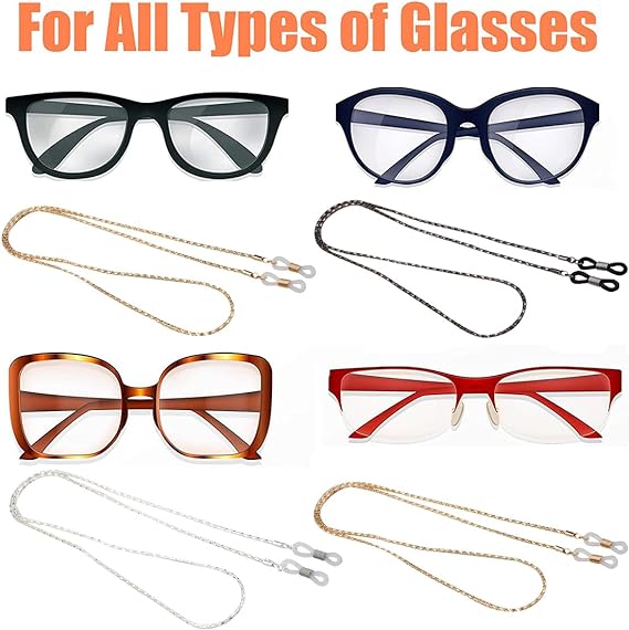 Eyeglass Chain Eyeglasses Lanyards Straps Eye Glasses String Holder Chain Glasses Holders Necklace - Homeware Discounts