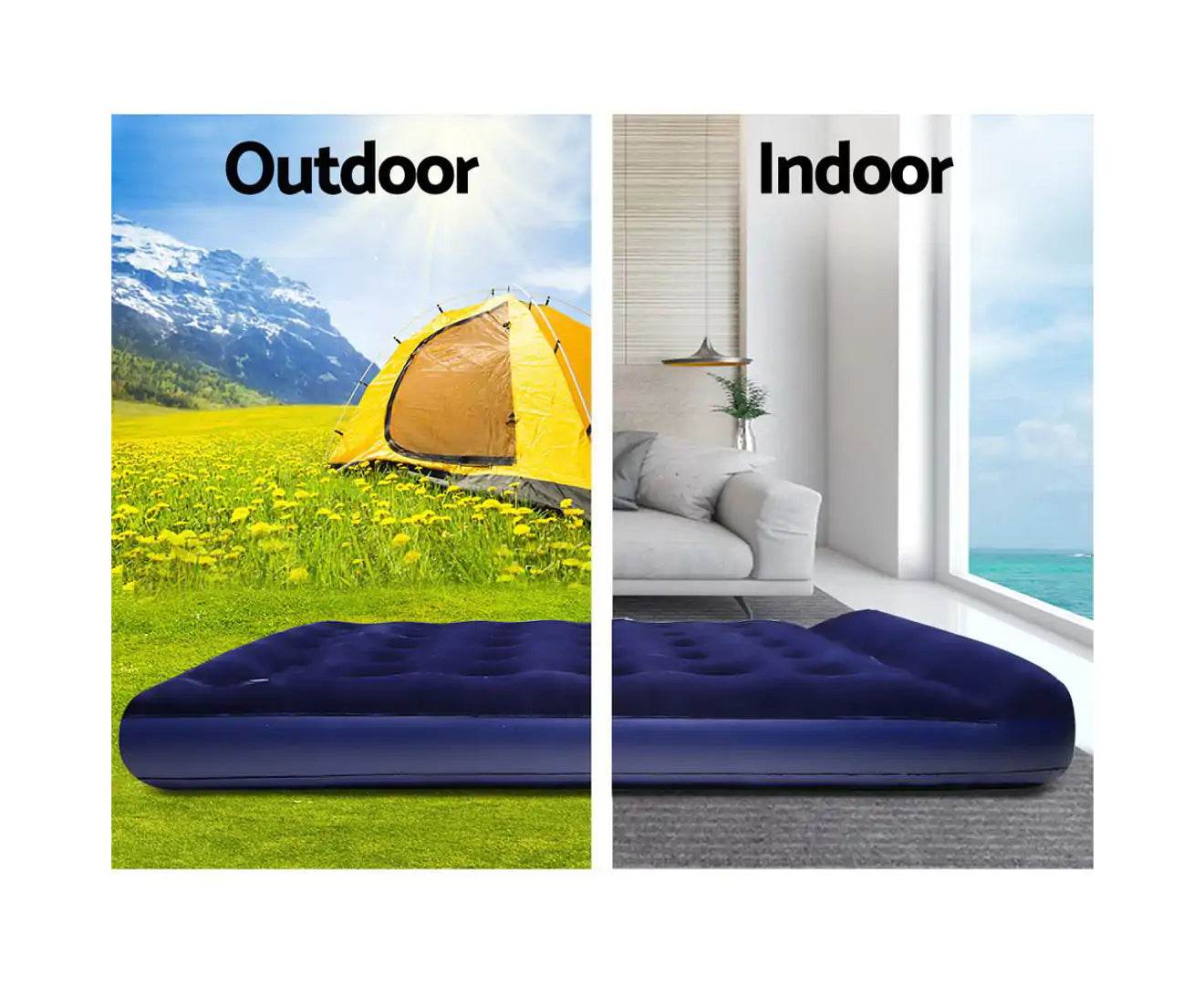 Bestway Inflatable Flocked Air Bed - Single - Homeware Discounts