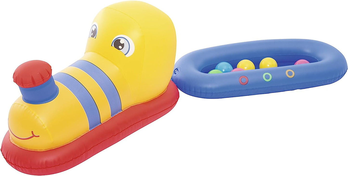 2.8m Little Caboose Play Pool Interactive Inflatable Kiddie Pool - Homeware Discounts