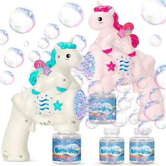 24cm Bubble Gun Bubble Maker Blower Blaster Bubble Machine Unicorn Bubble Machine