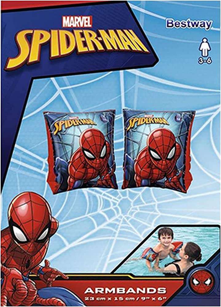 Bestway Spiderman Inflatable kids children swiming swing Arm Bands Beach Pool toy Beach ball - Homeware Discounts