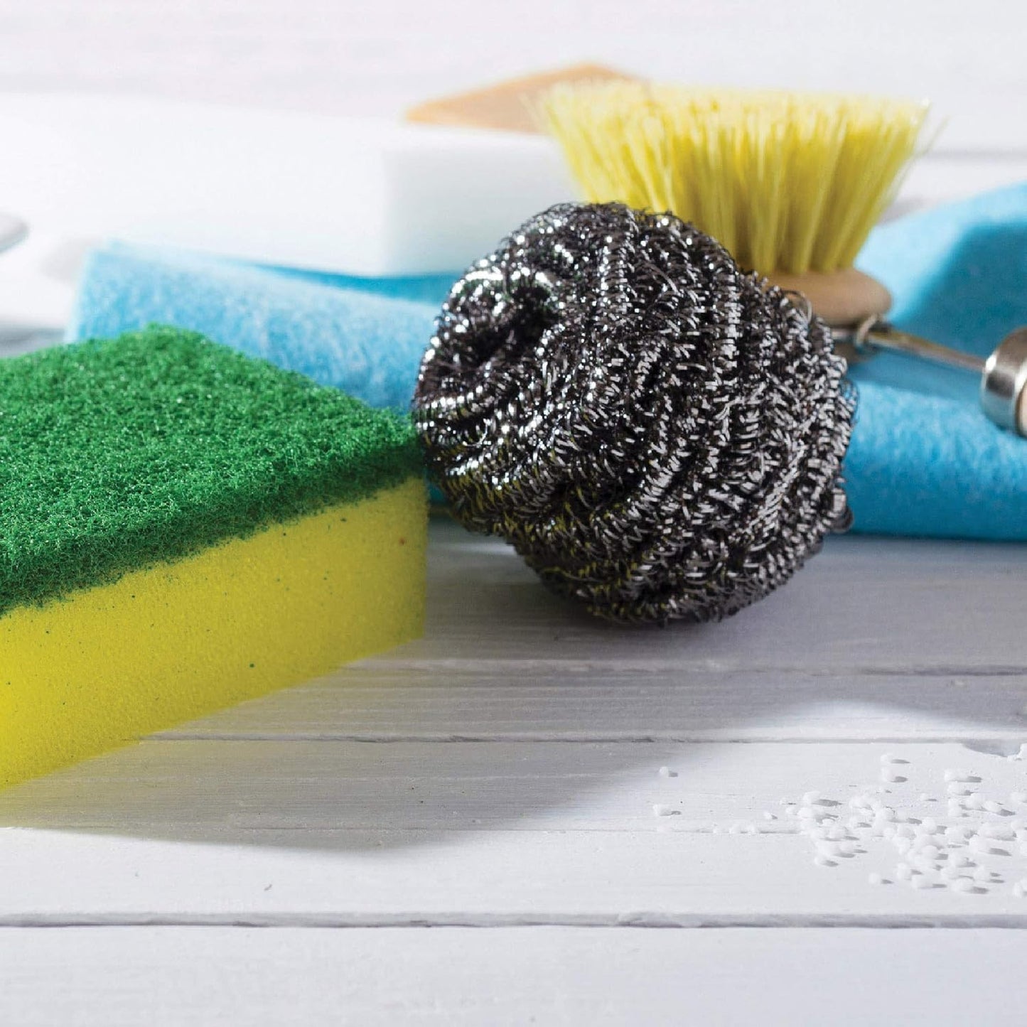 12PCS Kitchen Cleaning Tool Stainless Steel Wire Balls Scouring Pad Scourer