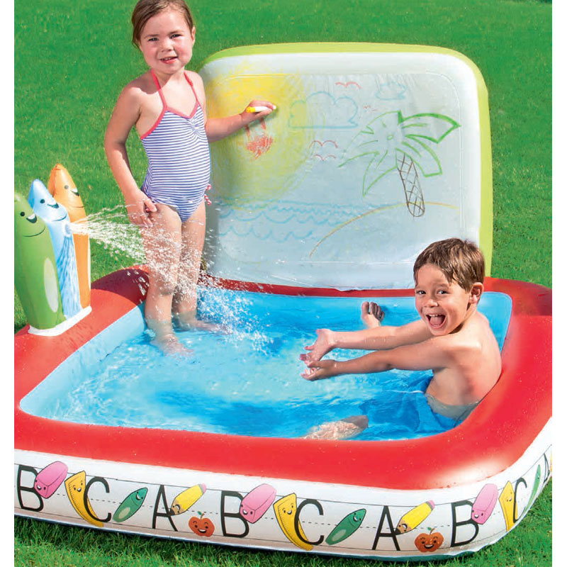 1.3M BESTWAY Inflatable Learn & Draw School Pool Inflatable Kiddie Pool - Homeware Discounts