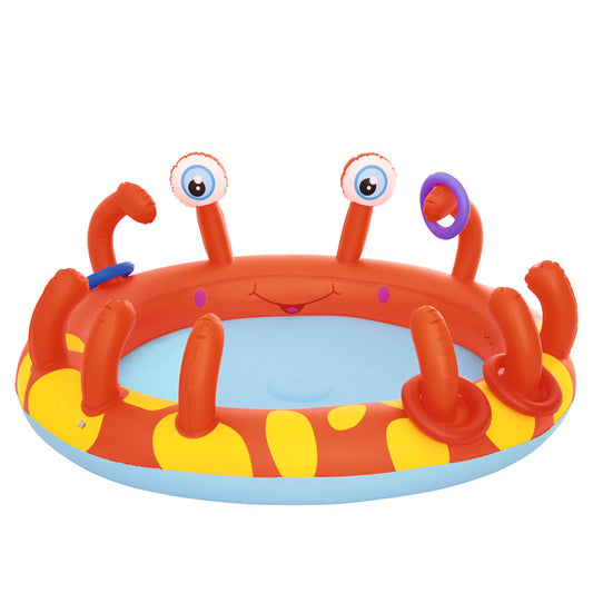 1.6mx1.5m Interactive Crab Play Pool Inflatable Kiddie Pool - Homeware Discounts
