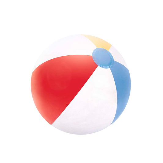 20″/51cm Rainbow Beach Ball Balls Inflatable Swim toy Portable Lightweight Easy Inflate - Homeware Discounts