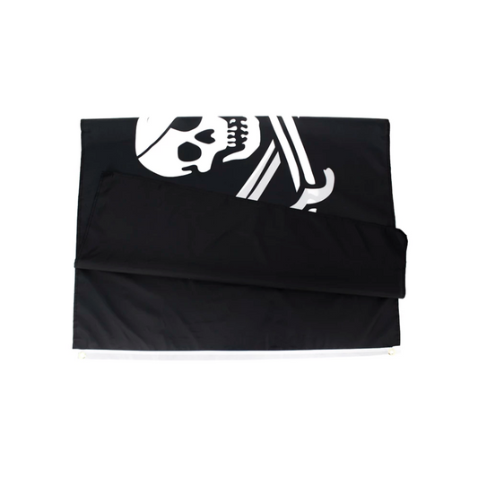 Large Pirate Flag Jack Rackham Jolly Roger Skull & Crossbone 90 X 150 CM - 3ft x 5ft - Homeware Discounts