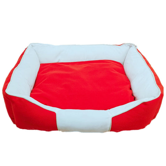 70cm Soft Velvet Sofa Shape Dog Cat Pet Bed Warm Dog Deds Washable Removable Cushion