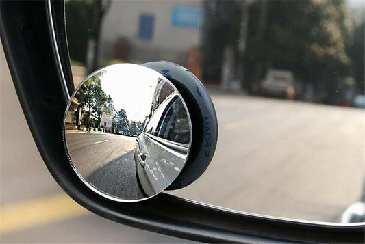 Blind Spot Mirror Set Round HD  Convex Rear Side View Mirror 360° Rotatable Blind Spot Auxiliary Rearview Mirror - Homeware Discounts