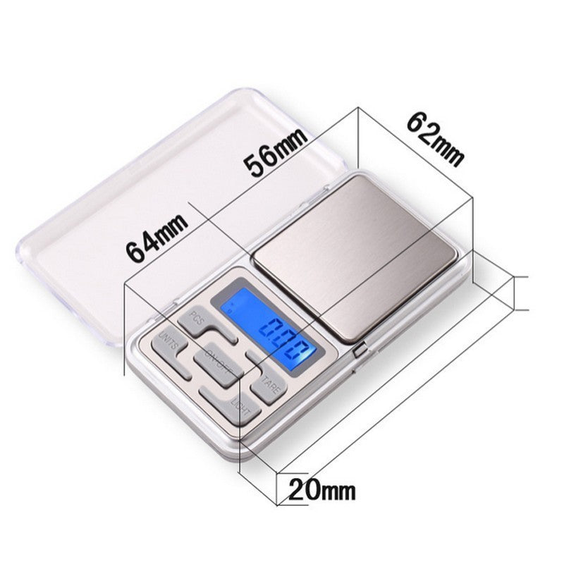 Pocket Digital Kitchen Scales for Food, Jewellery Gold Herbs - 0.01g to 200g - Auto Calibration - Tare Function - Homeware Discounts