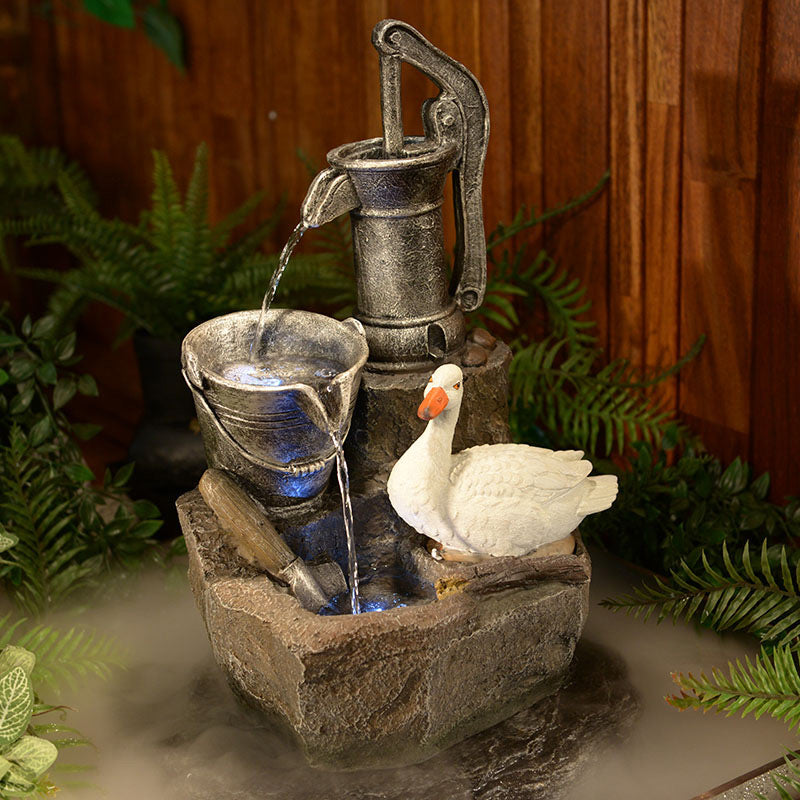 49cm Ewaterfeatures Duck Tap Water Feature Home Decor Water fountain - Homeware Discounts
