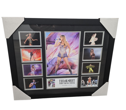 Taylor Swift The Eras Tour 2024 Australia Signed Limited Edition Photo Memorabilia Wooden Frame