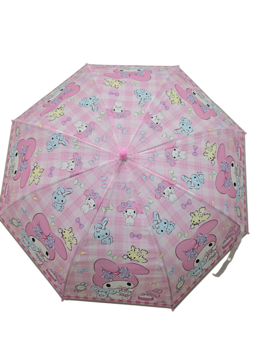 Kids Children Sanrio My Melody Umbrella Characters Rainwear 80cm Winter