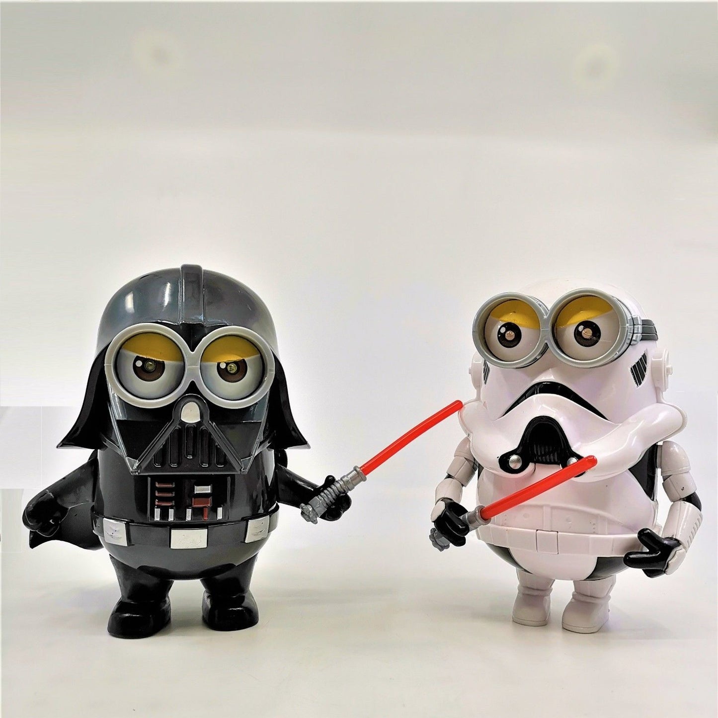 20cm Despicable Me Minions x Star Wars Darth Vader Storm Trooper Light up & Sound - Homeware Discounts
