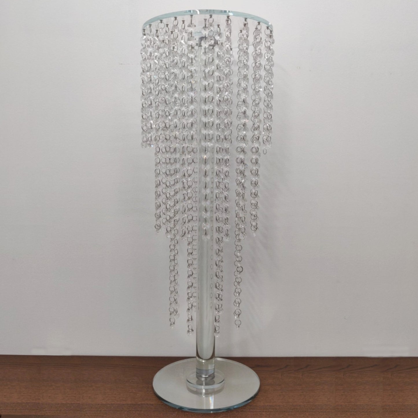 69CM Crystal Stand Table Hanging Beads Wedding Gift Event Home Decoration - Homeware Discounts