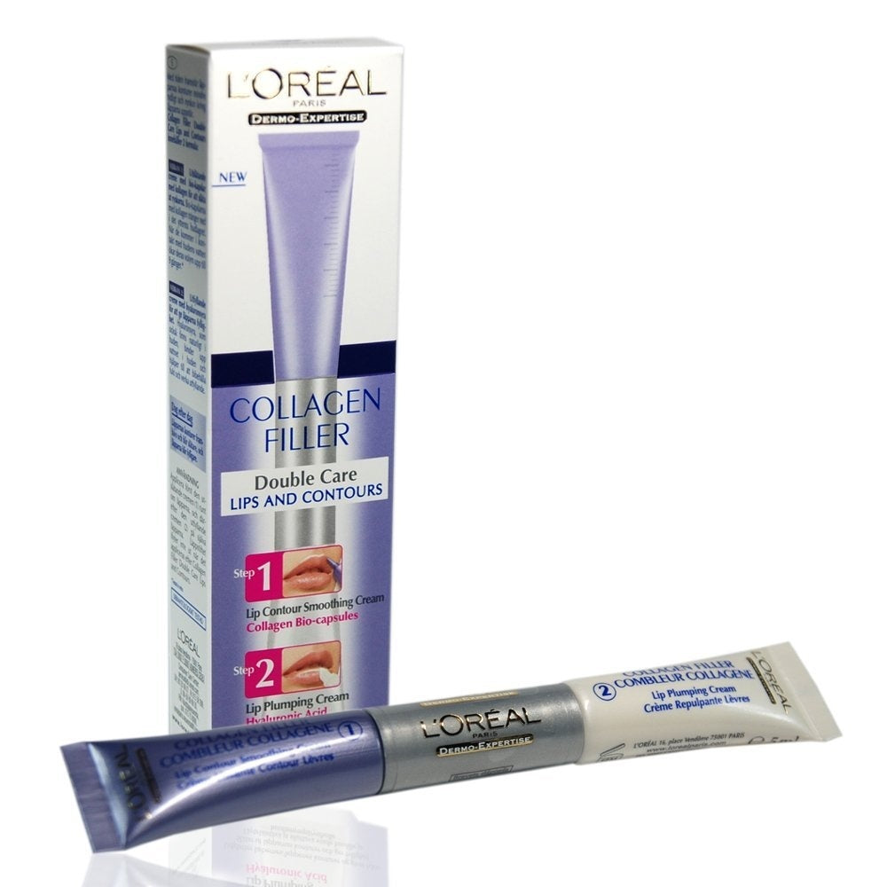 L'Oreal Collagen Filler Double-Action Lip Filler & Lip Contour 2x5mL - Homeware Discounts