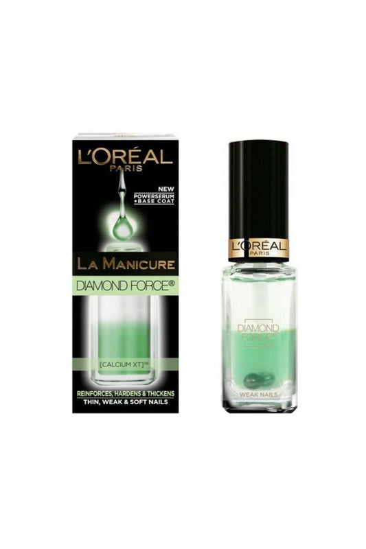 L’Oréal La Manicure Diamond Force Powerserum & Base Coat 5mL Nail Polish - Homeware Discounts
