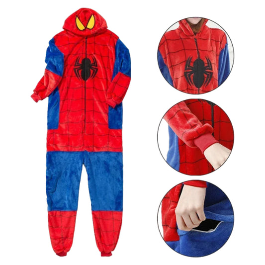 Onesie Dress Kigurumi Kid Plush Cosplay Animal Pajamas Spiderman Stitch Animals