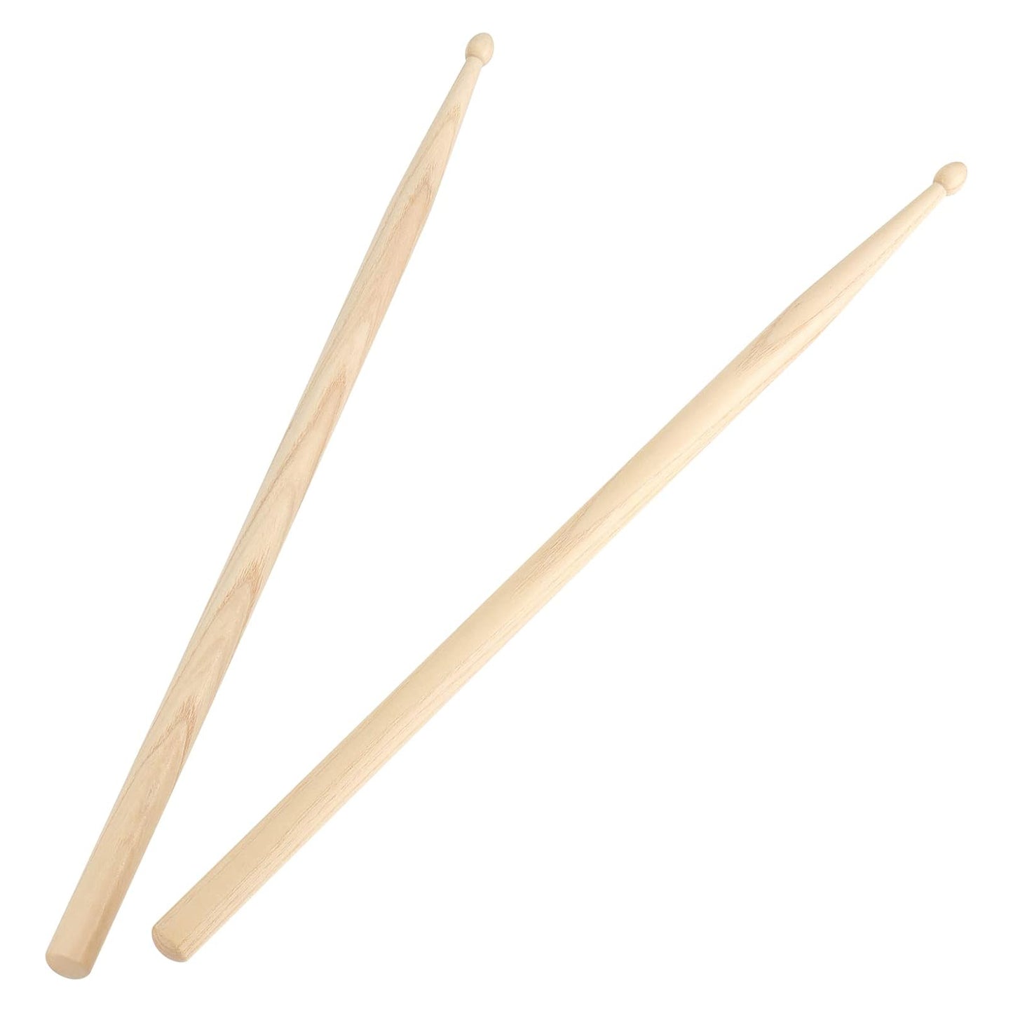 Pair 5A Maple Wood Drumsticks Lightweight Endearing Music Oval Tip Drum Sticks