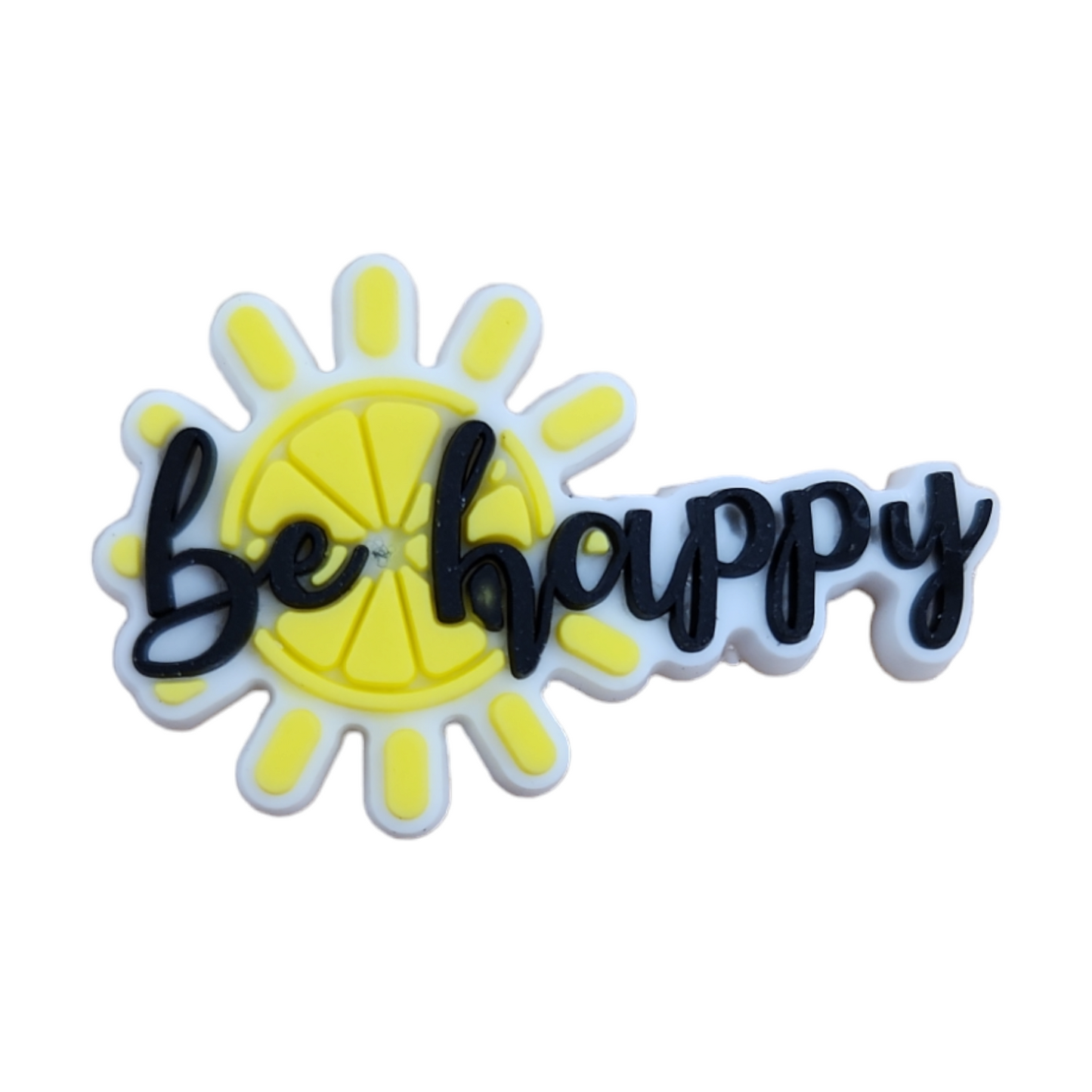 Be Happy Shoe Croc Charm - Homeware Discounts