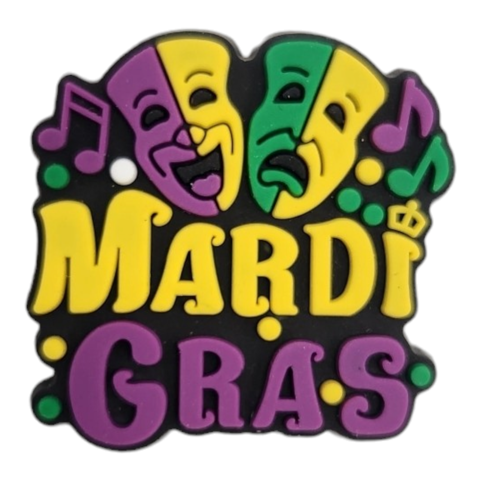 Mardi Gras Shoe Croc Charm - Homeware Discounts