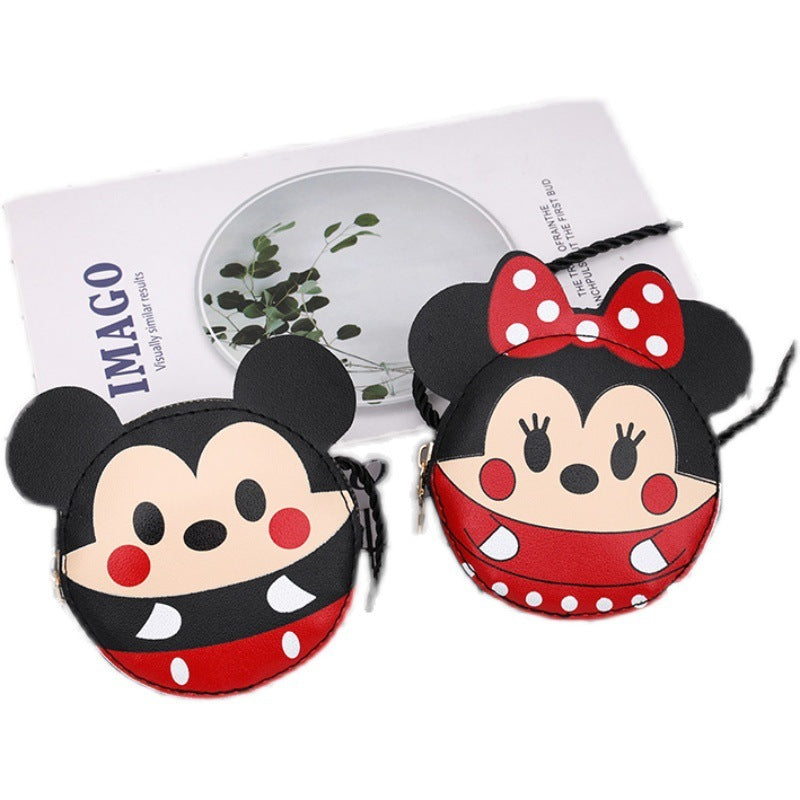 12cm Mickey Mouse Minnie Mouse Wallet Bag Coin Purse Kids Purse - Homeware Discounts