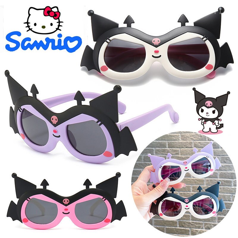Saniro Kuromi Kids Sunglasses Polarized Sun Glasses Children Eyewear Hello kitty toy - Homeware Discounts