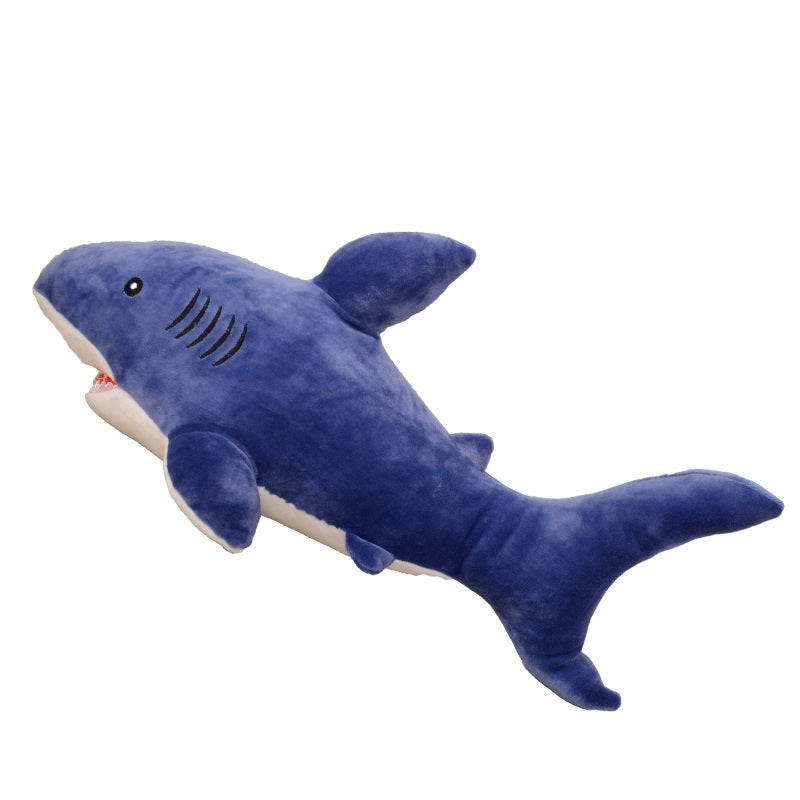 70CM Jumbo Blue Cute Shark toy Animal Sea Plushie Plush Soft Toy Great White Shark Plush - Homeware Discounts