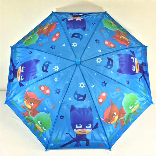 Kids Children PJ Masks Umbrella Characters Rainwear 80cm Winter