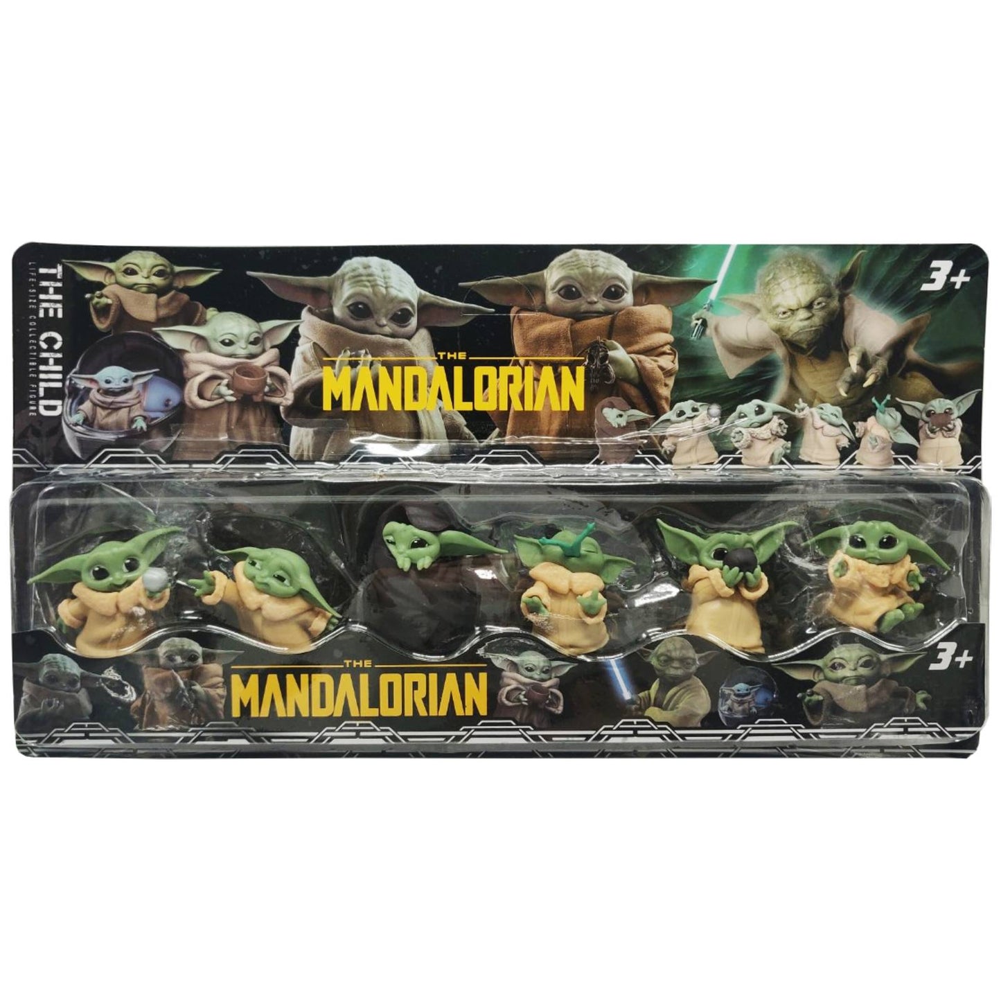 6 Set Baby Yoda The Mandalorian Star Wars Mini Figurine Pack