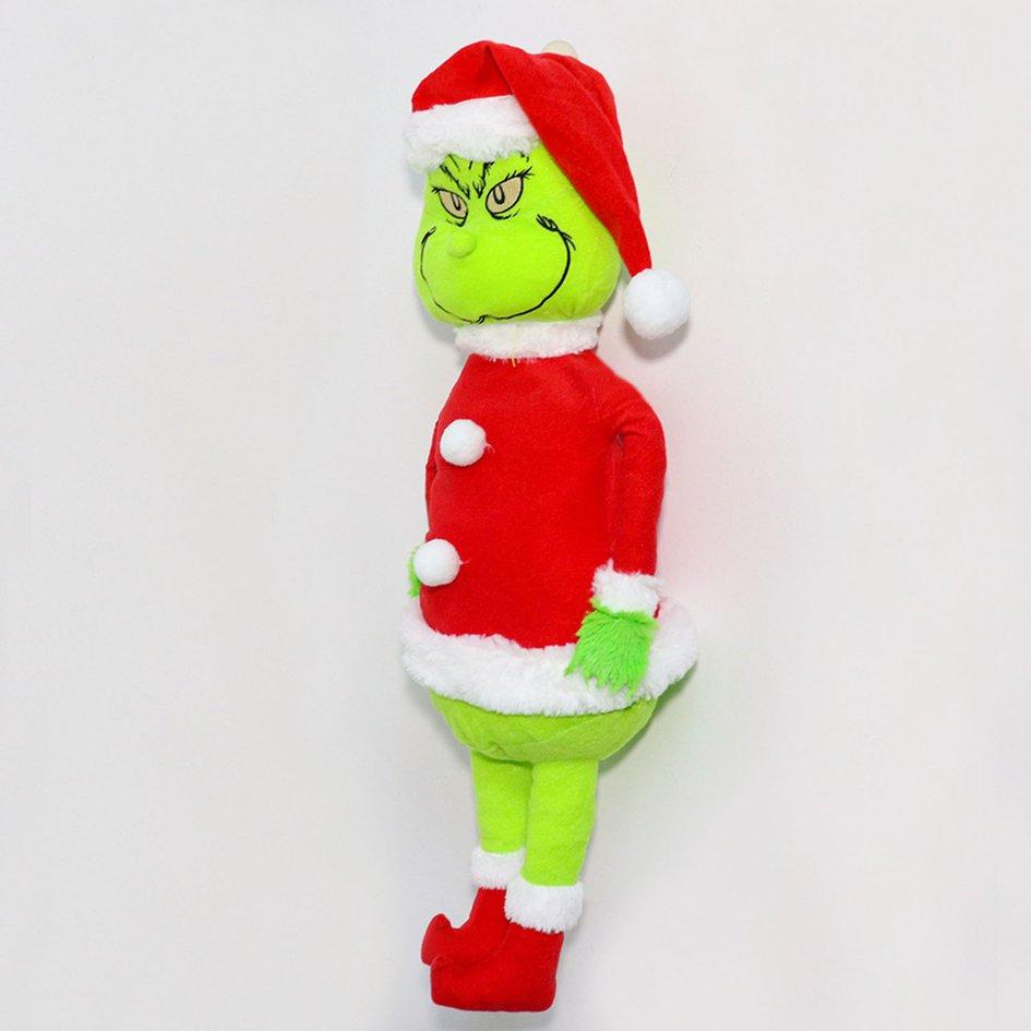 60cm Christmas Grinch Plush Toy Grinch Stuffed Plush Doll Gifts for Kids - Homeware Discounts