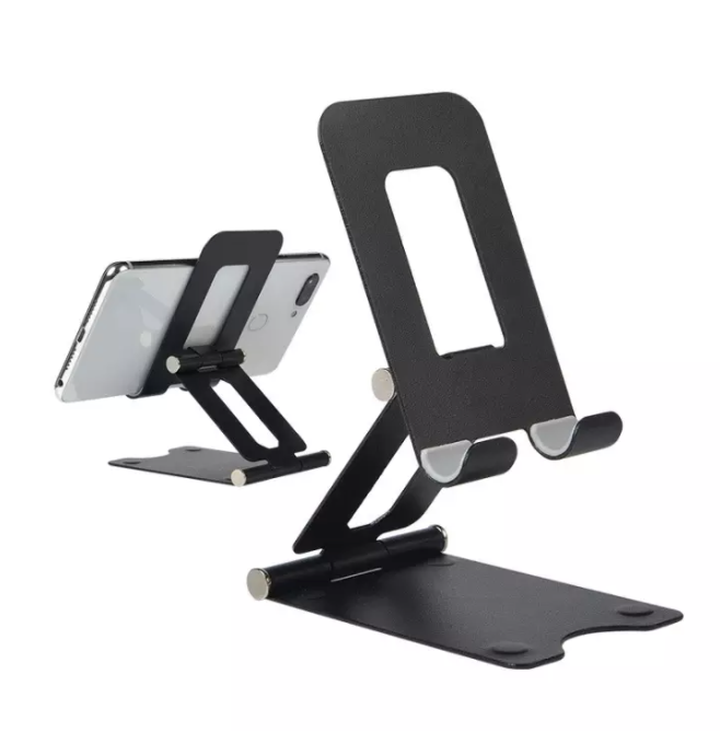Universal iphone Samsung phone holder Desk Stand Phone Holders Foldable Adjustable Compact Mobile Phone Tablet - Homeware Discounts