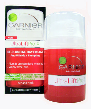 Garnier Ultra Lift Pro-X replumping anti wrinkle day cream SPF 15 - Homeware Discounts