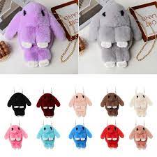 35cm Rabbit Bunny Plush Bag Satchel Plush Chain Bag Purse Bag Rabbit Faux Fur - Homeware Discounts