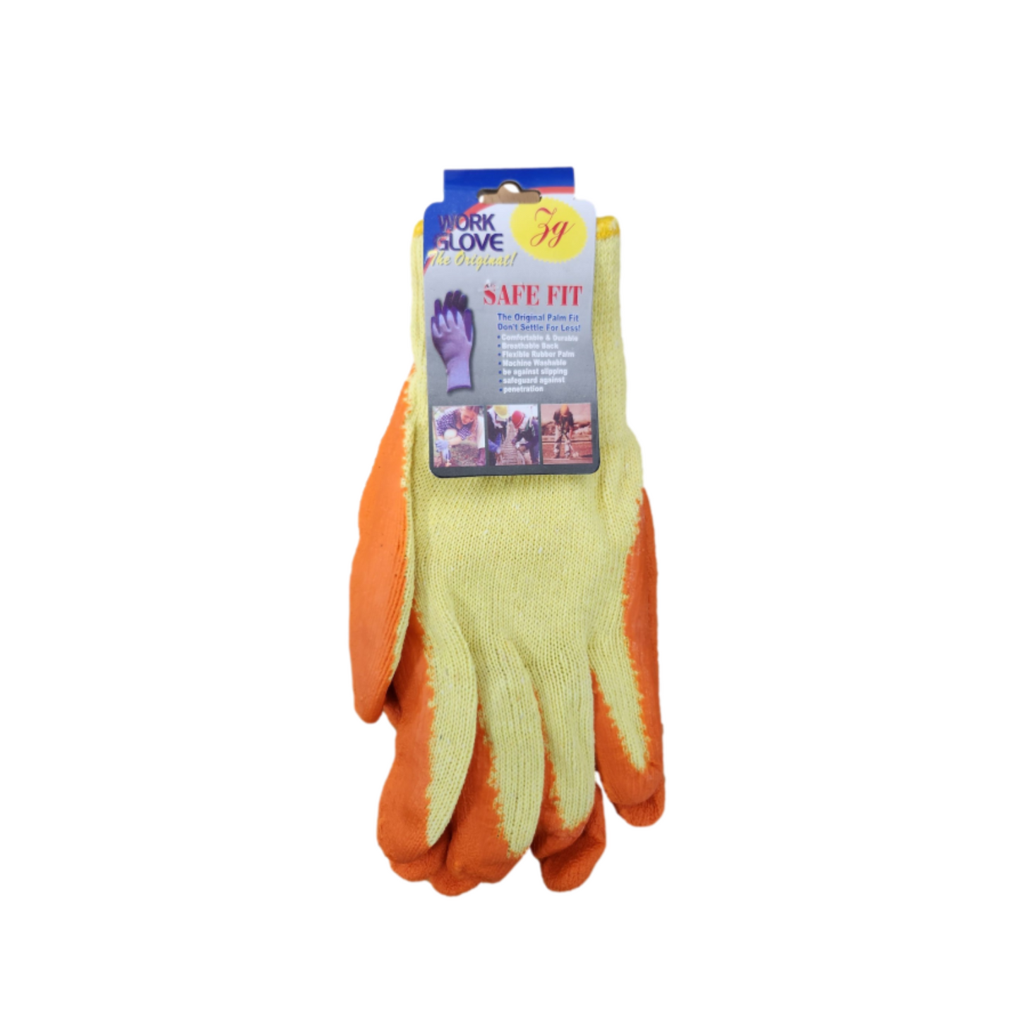 10 Pack Work Gloves Latex Grip General Purpose - Homeware Discounts