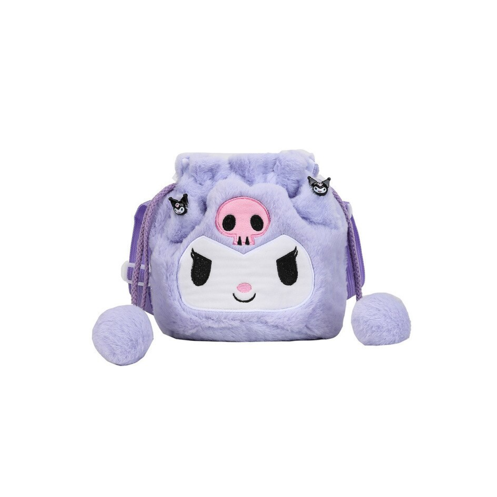 Hello Kitty Plush Handbag - Kuromi My Melody Cinnamoroll Pompompurin - Homeware Discounts