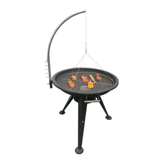 Willkon Iron & Stainless Steel Charcoal Grill BBQ Fire Pit - 80cm - Homeware Discounts