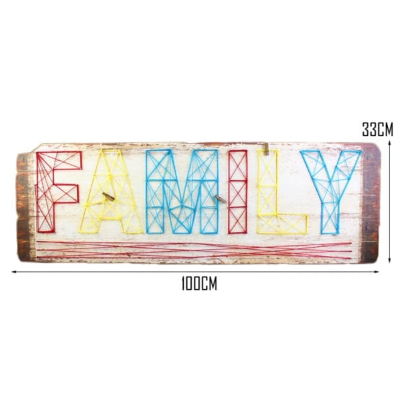 Family Wooden Wall Plaque Photo Holder - Homeware Discounts