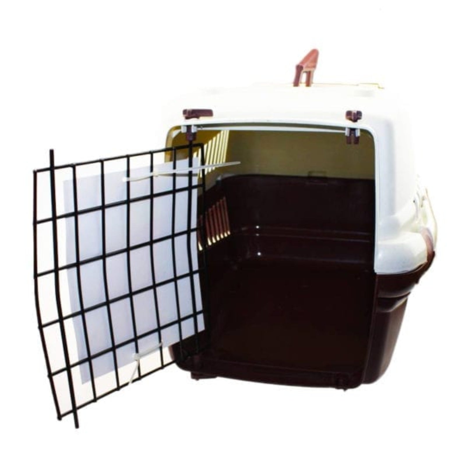 50cm Portable Pet Carrier Traveller Crate Top Load Hard-Sided Dog Cat Kennel Travel Carrier - Homeware Discounts