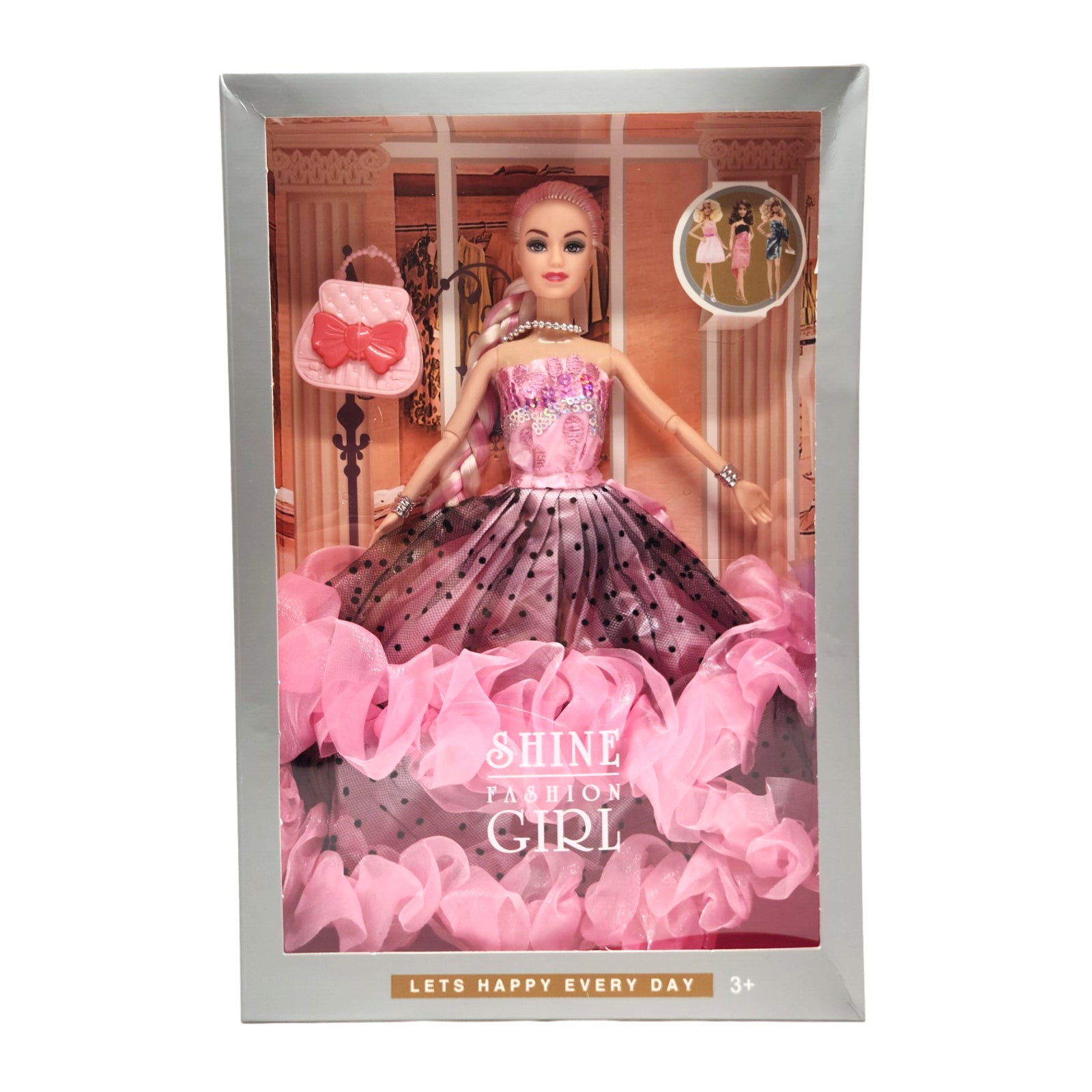 25CM Girl Doll and Accessories Collectible Figurintoy Girls Be a Fashion Designer Doll Dress Up Kit - Homeware Discounts