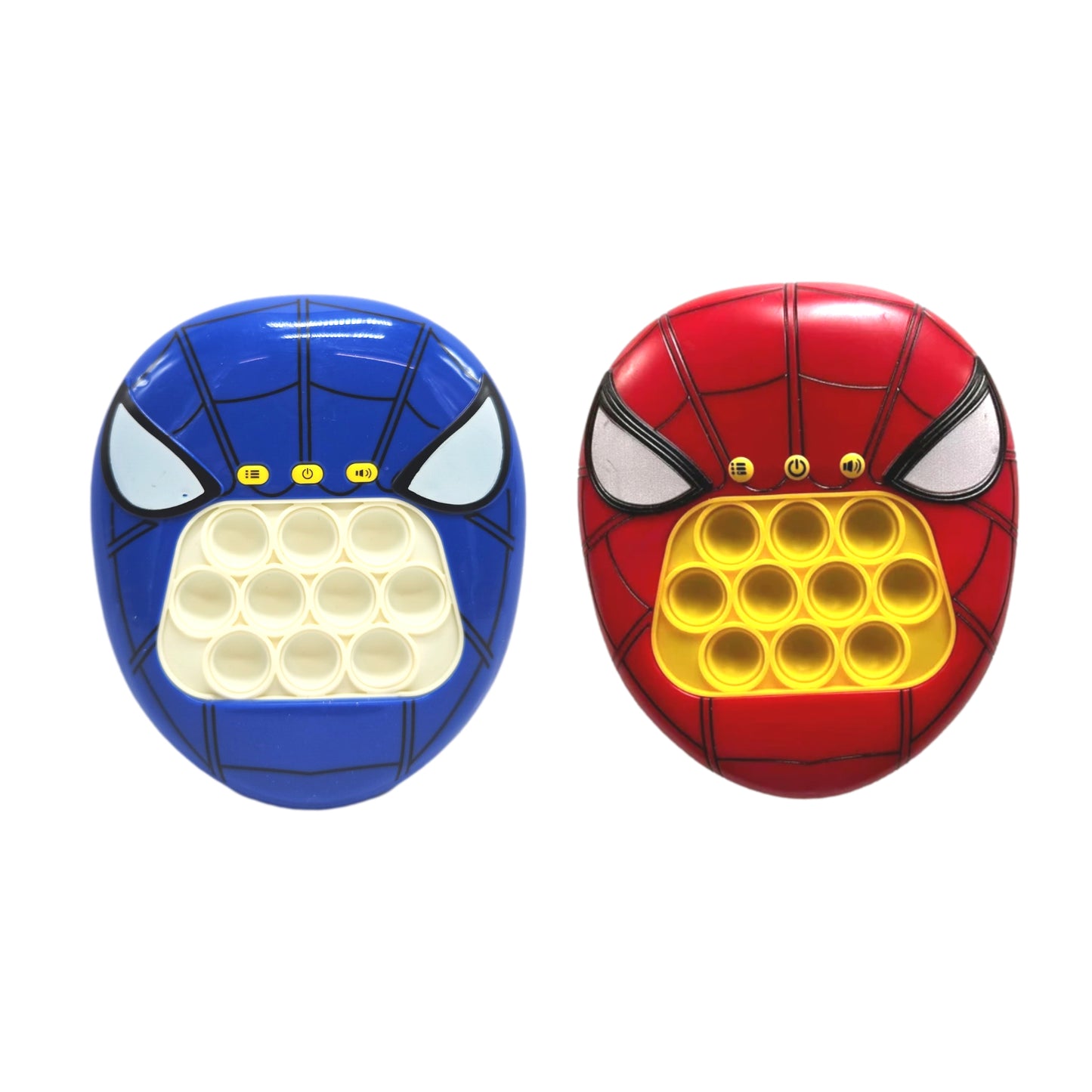 Spiderman Quick Push Light Up Pop Game Fidget Toys Squeeze Pop Sensory Push - Homeware Discounts
