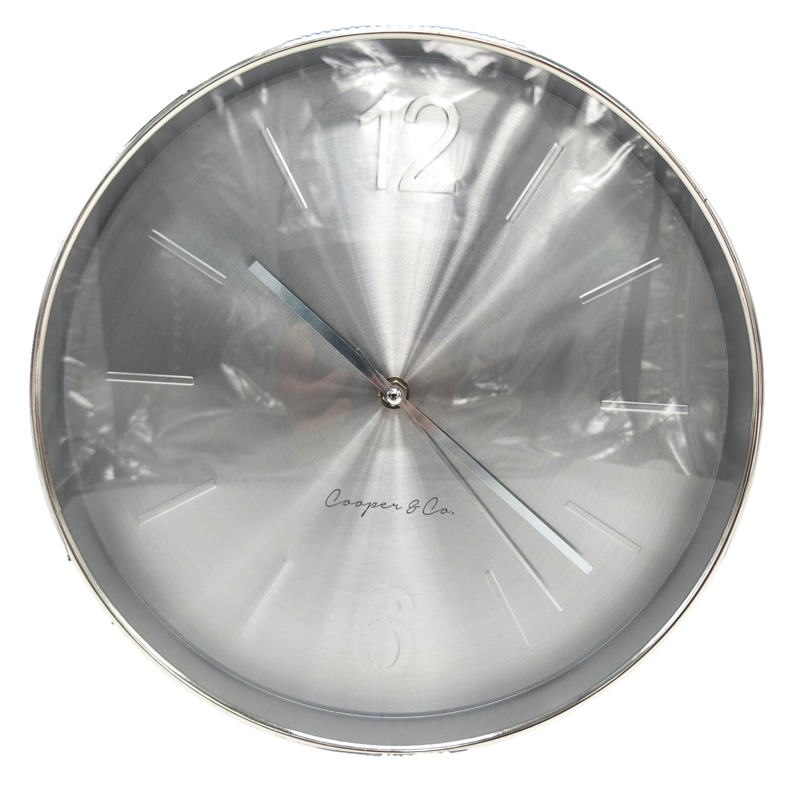 Copper & Co 30cm Modern Round Wall Clocks Quality Quartz Silent Non-Ticking Wall Clock Decor Wall Clocks - Homeware Discounts