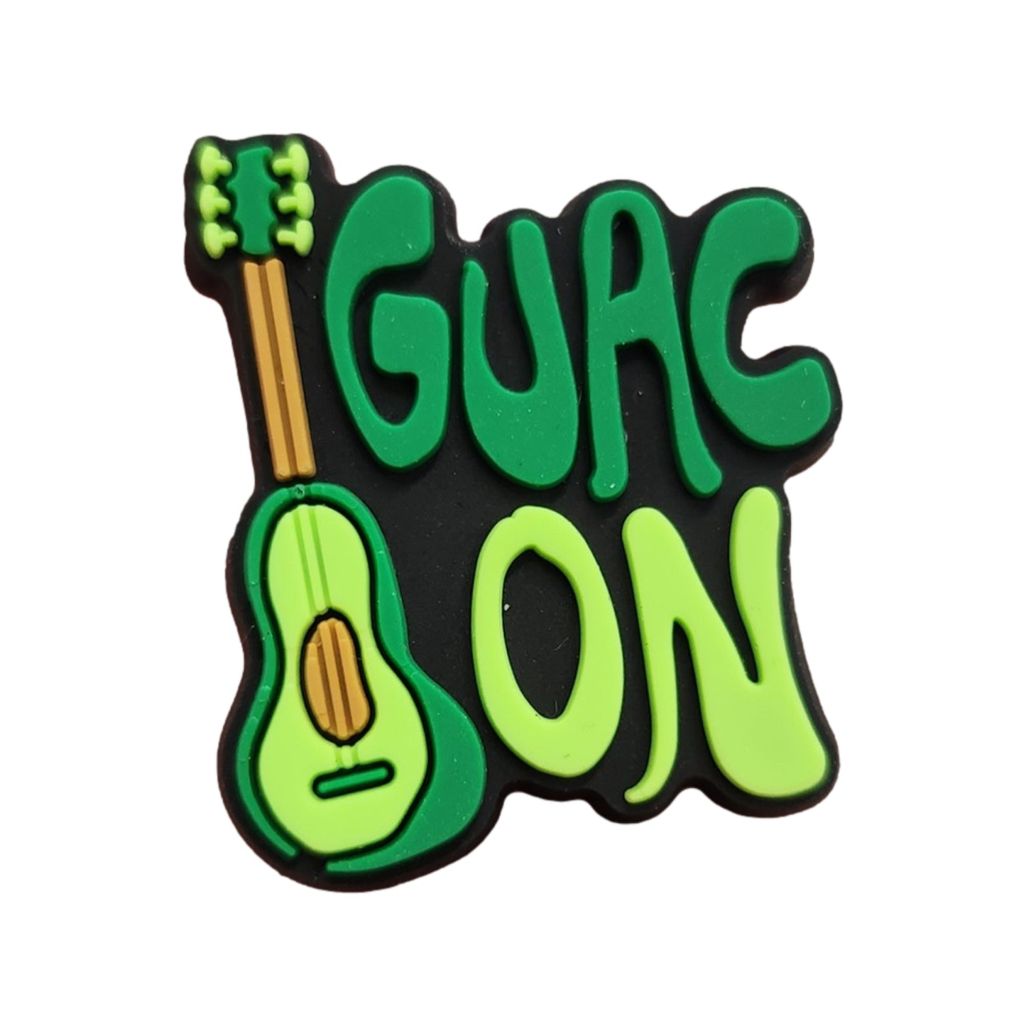 Guac-On Guitar Shoe Croc Charm - Homeware Discounts