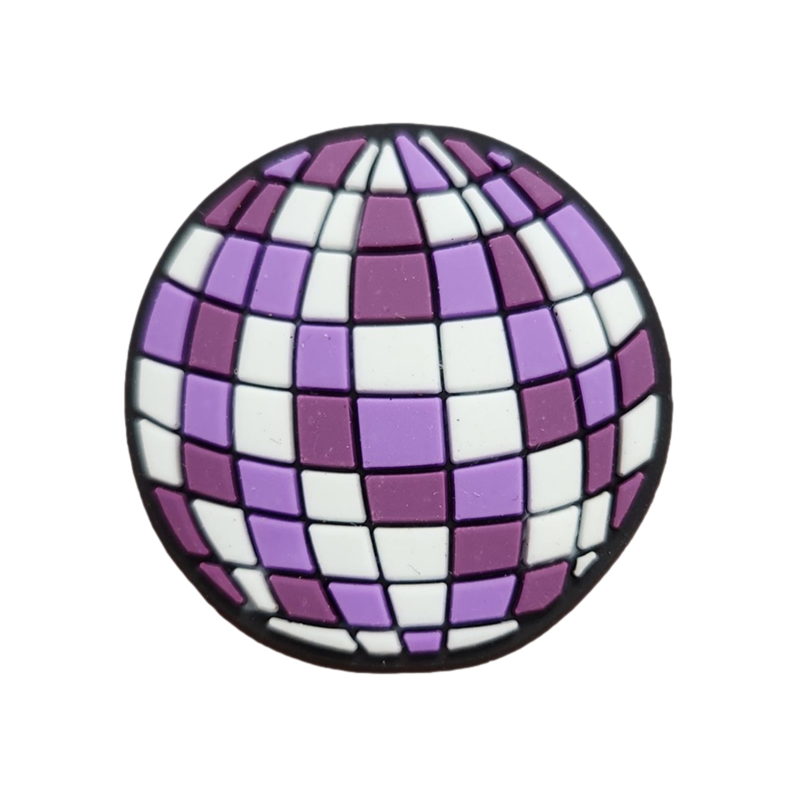 Purple Disco Ball Shoe Croc Charm - Homeware Discounts