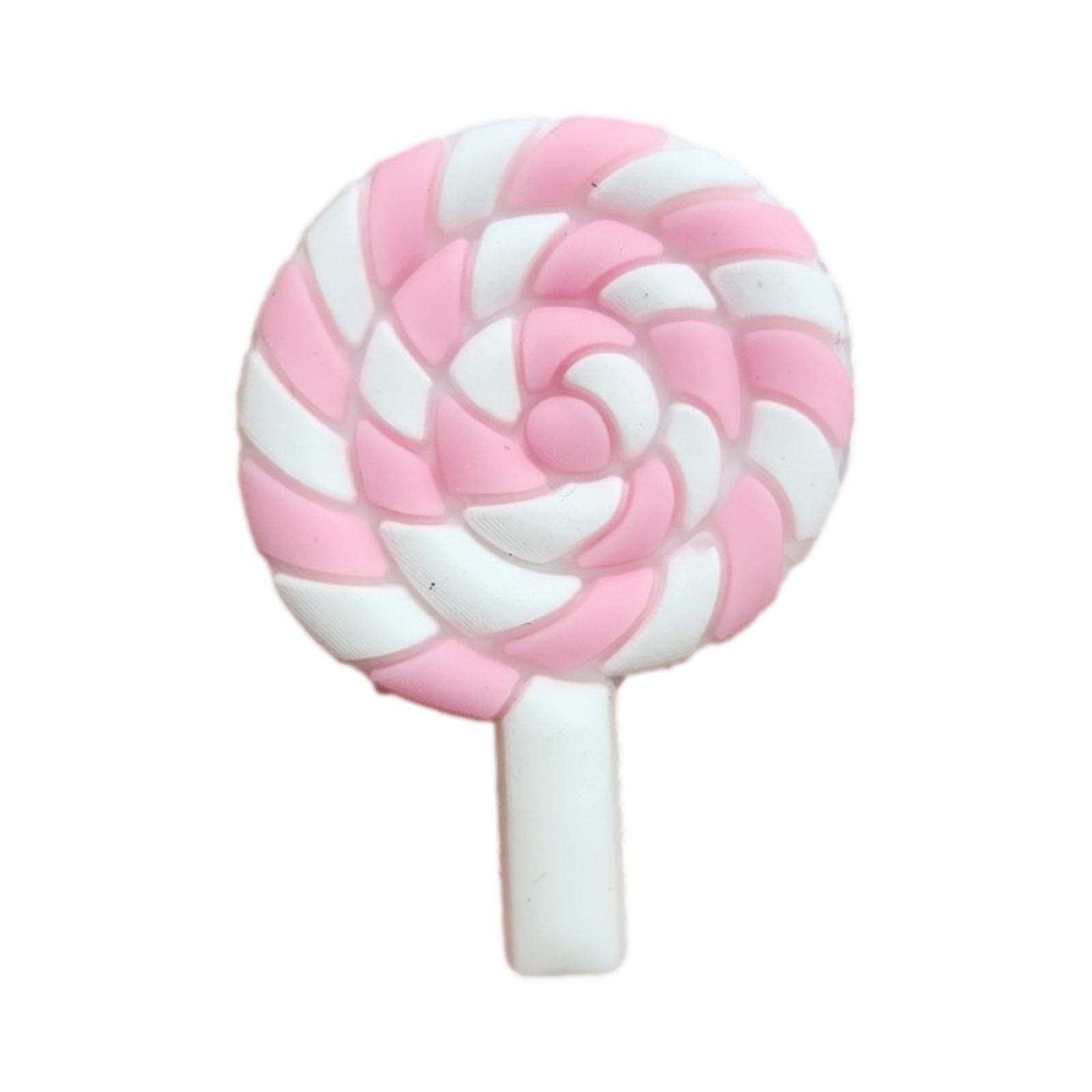 Pink Swirl Lollipop Shoe Croc Charm - Homeware Discounts
