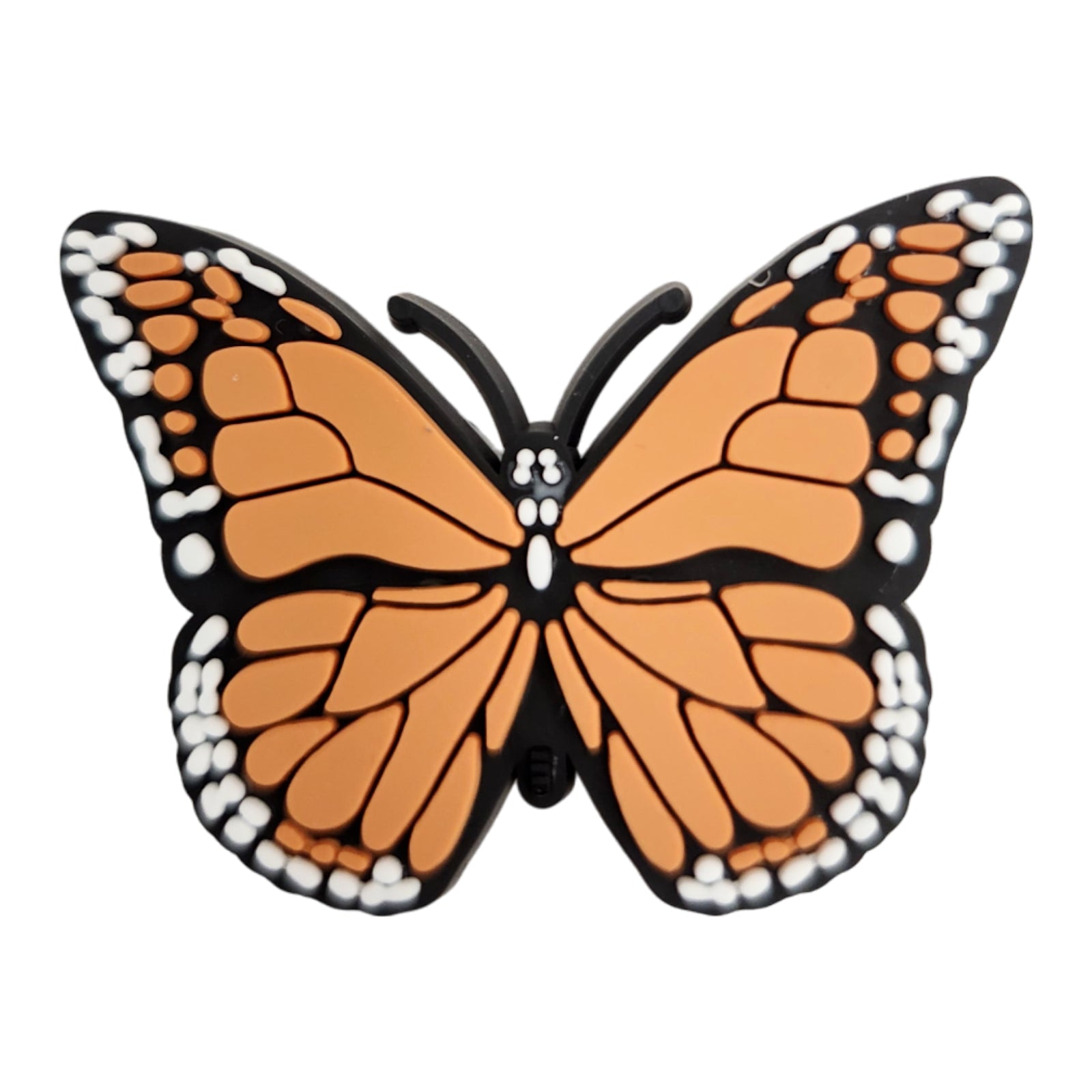Orange Butterfly Shoe Croc Charm - Homeware Discounts